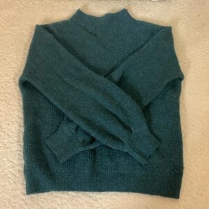 Teal mockneck sweater